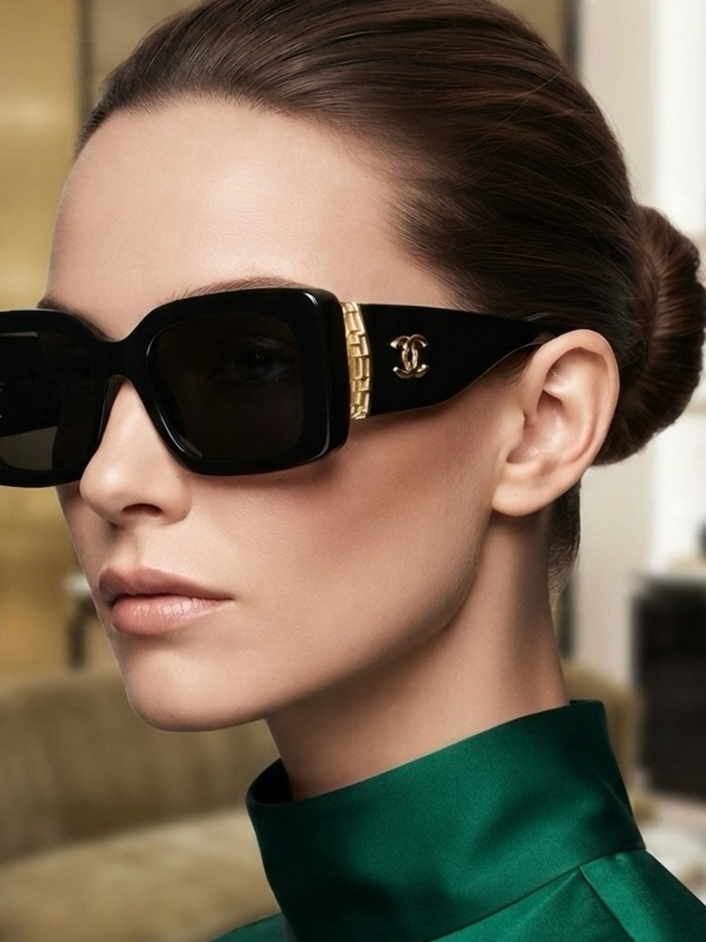 CHANEL Unisex Style Oversized Sunglasses